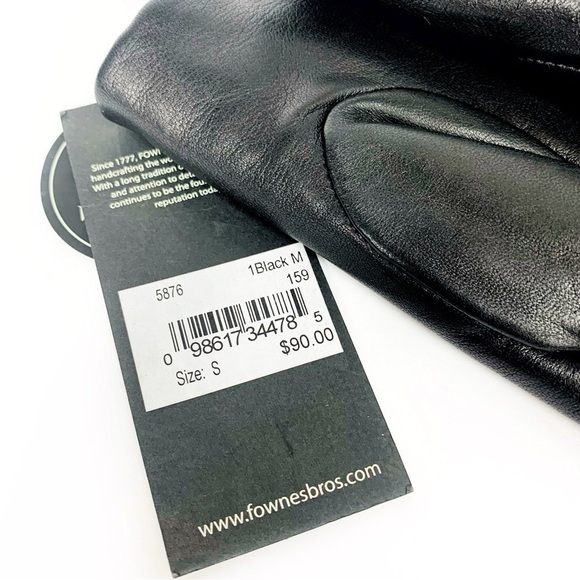 Fownes Leather Fur Lined Gloves Size Small - Picture 16 of 16